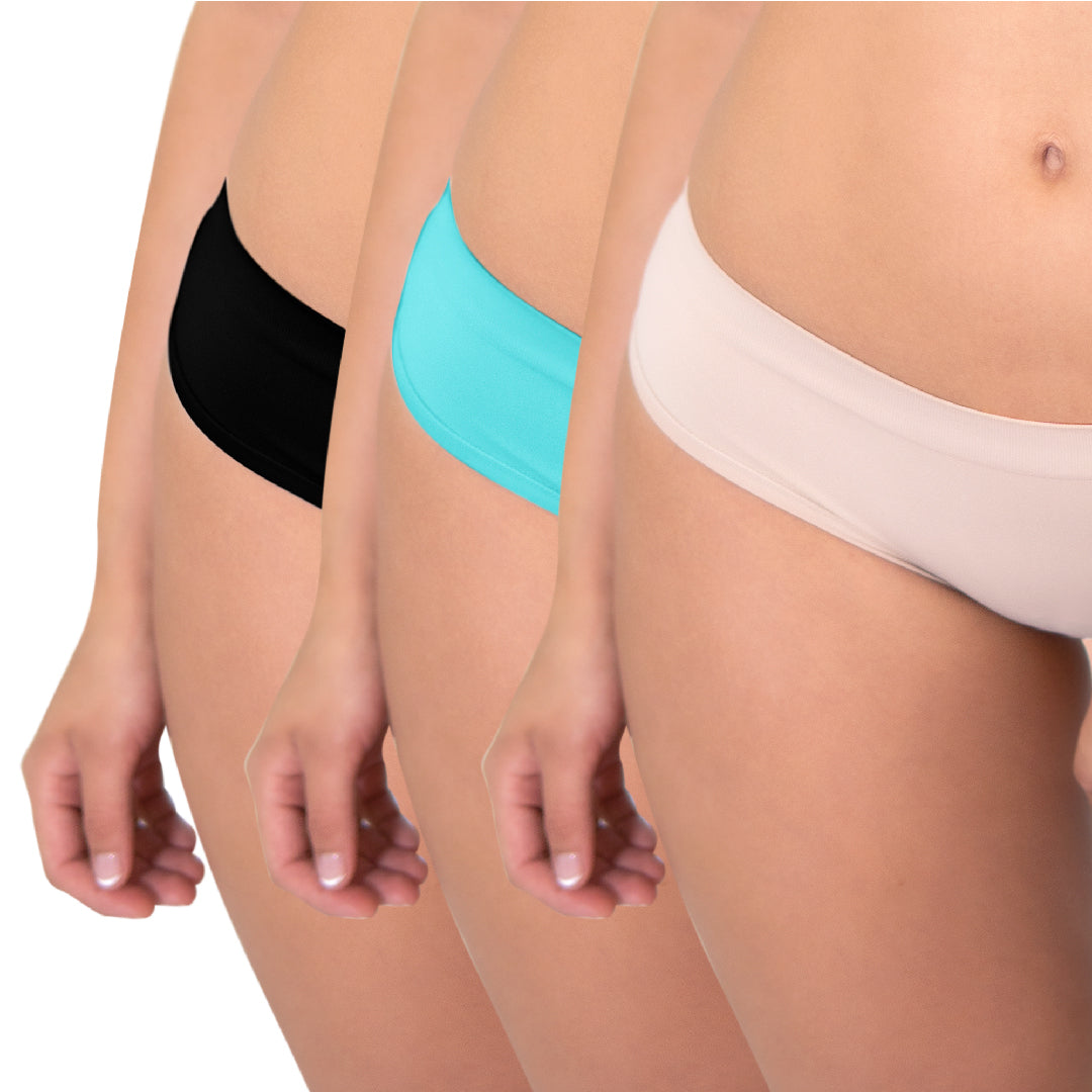 Kit Panty Descaderado Sin Costura No Se Marca Super Liviano