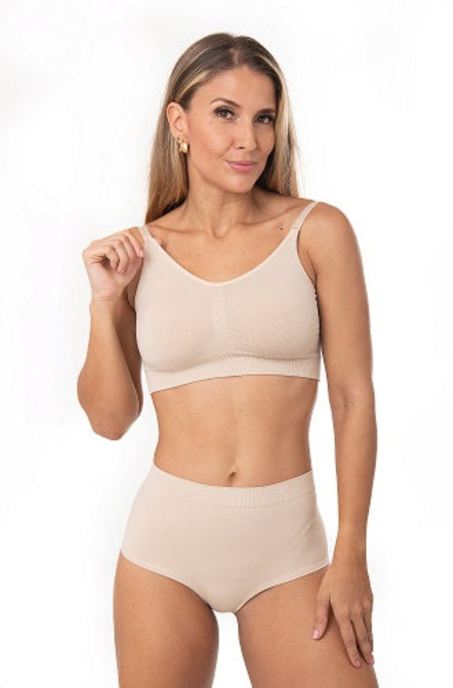 BRASIER SIN COSTURAS DE ESPALDA ESCOTADA